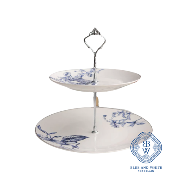 Blue Jungle Two-Tier Plate