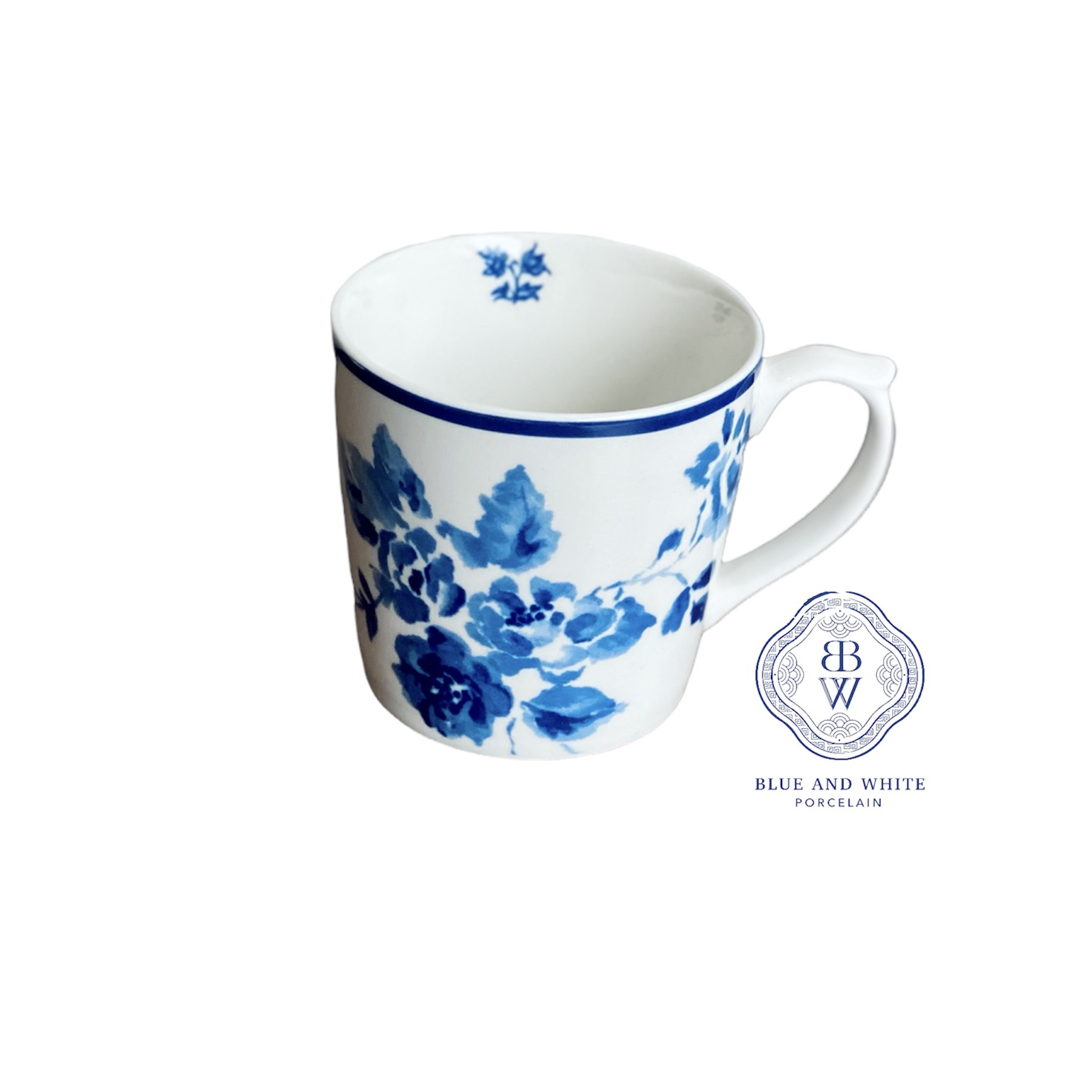 Blue Rose Small Mug