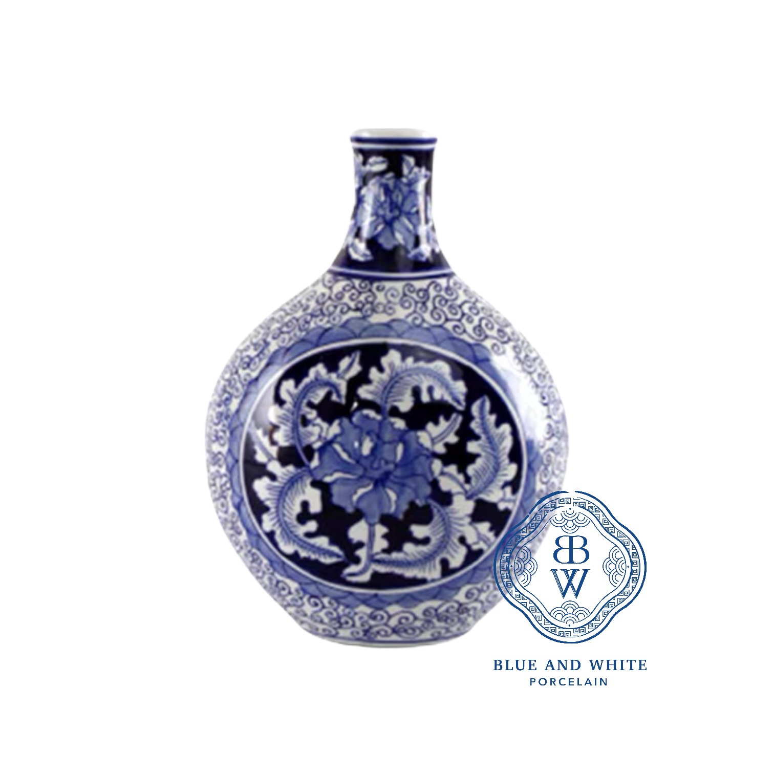 Chinoiserie Bottle Vase