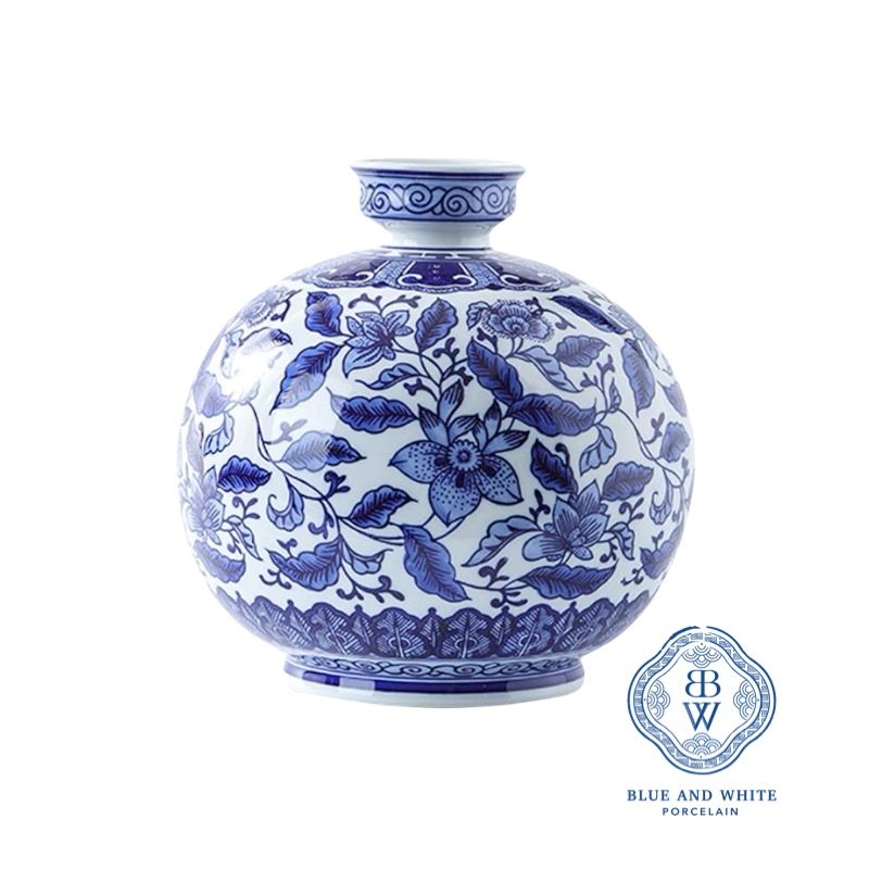 Chinoiserie Flower Pomegranate Vase 