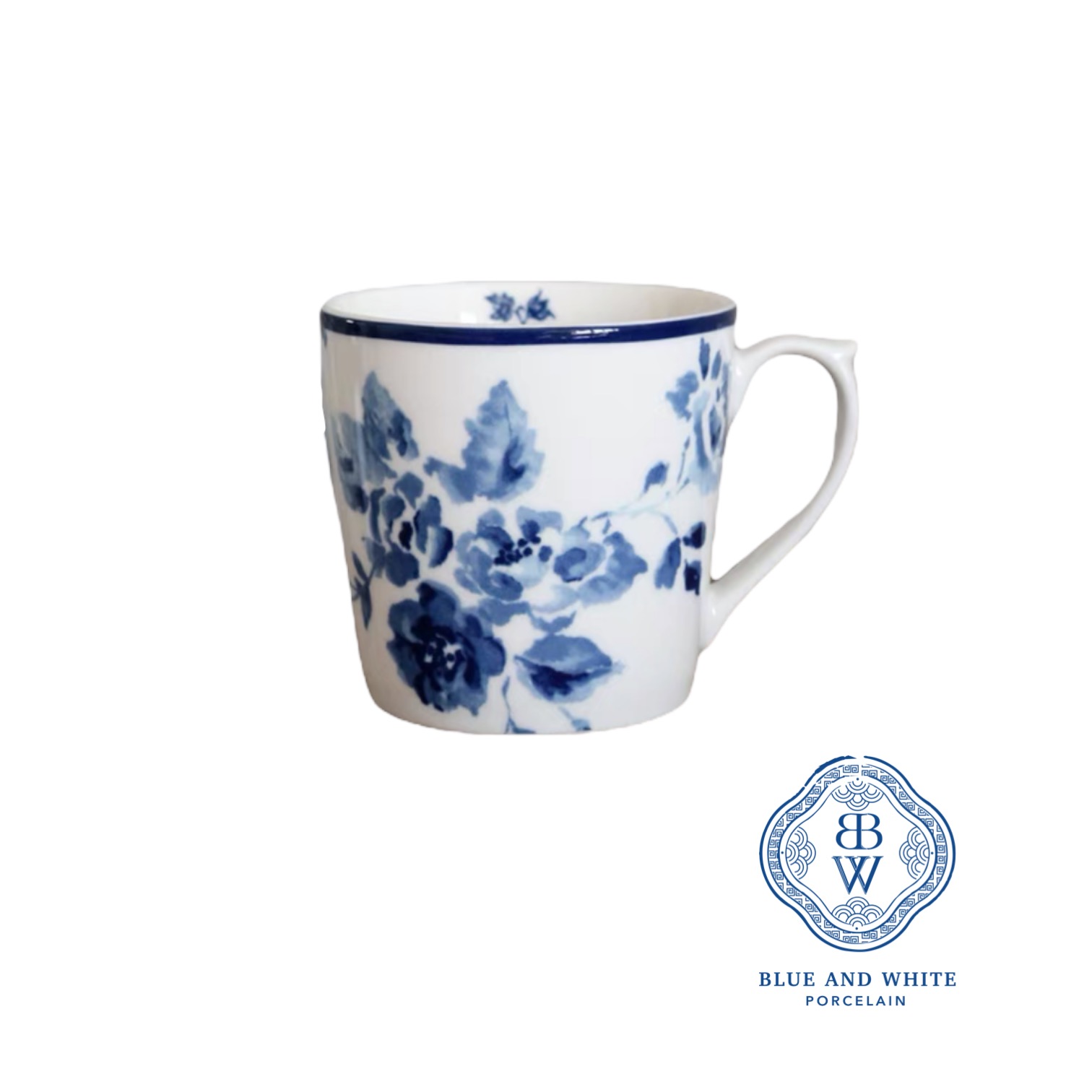 Blue Rose Large Mug Large