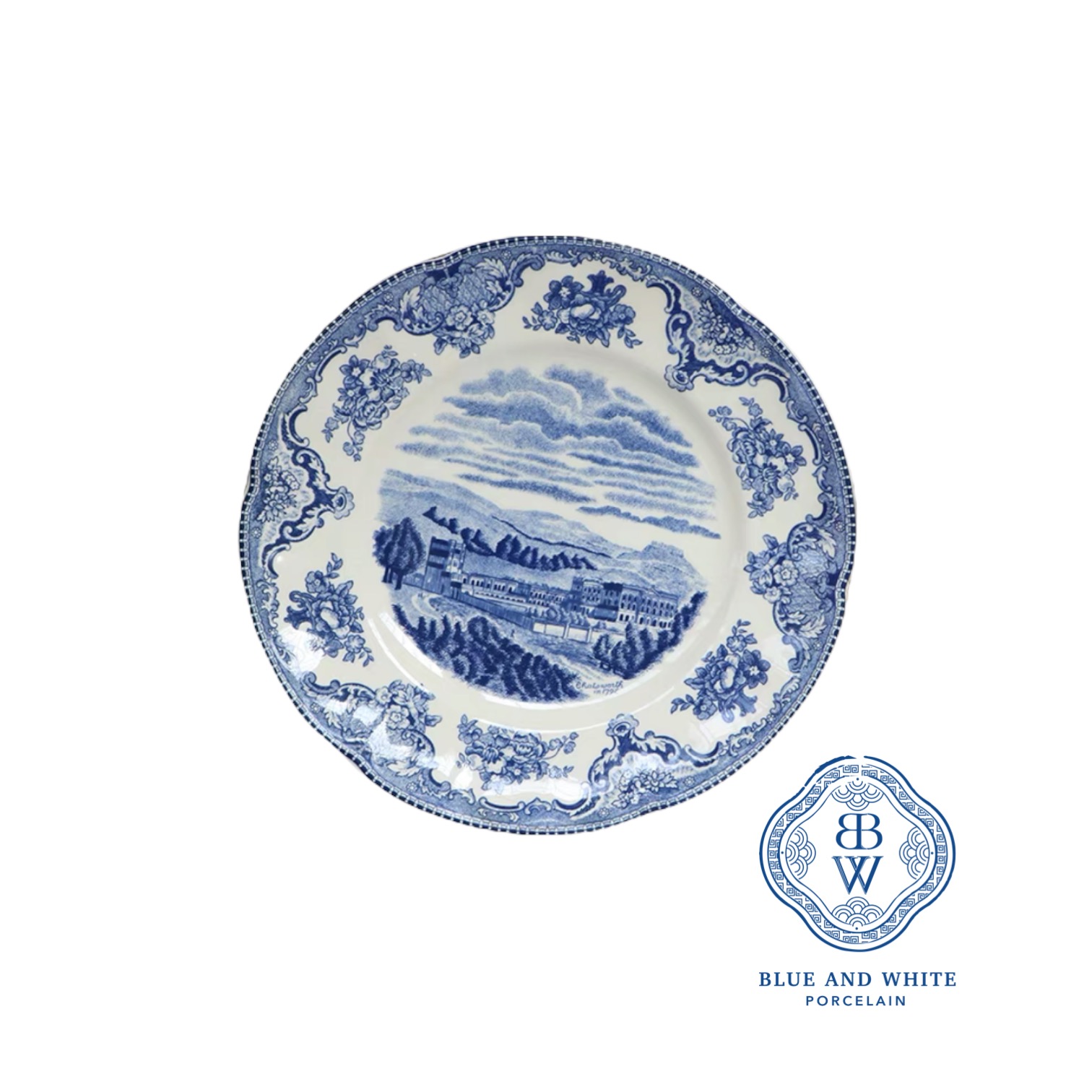 Blue Castle Flat Plate 20.4 cm