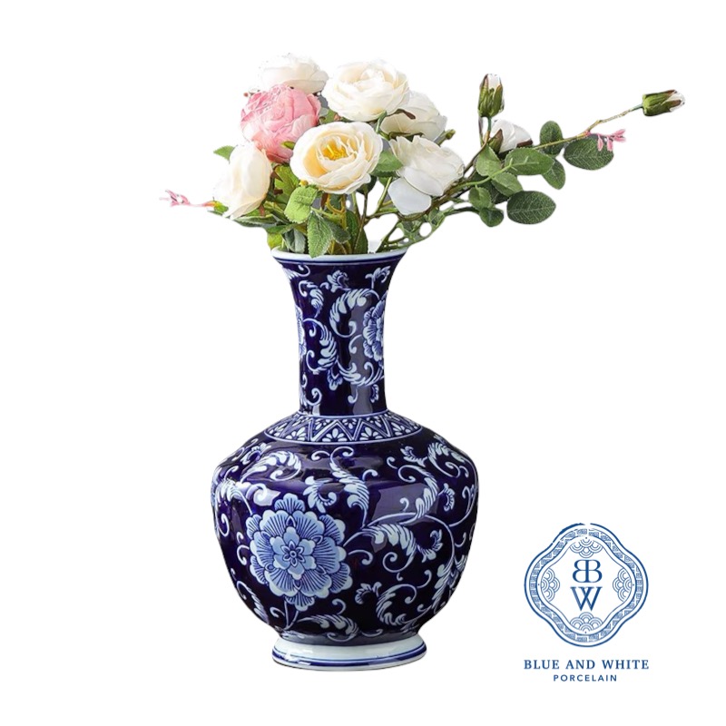 Chinoiserie Globular Vase 