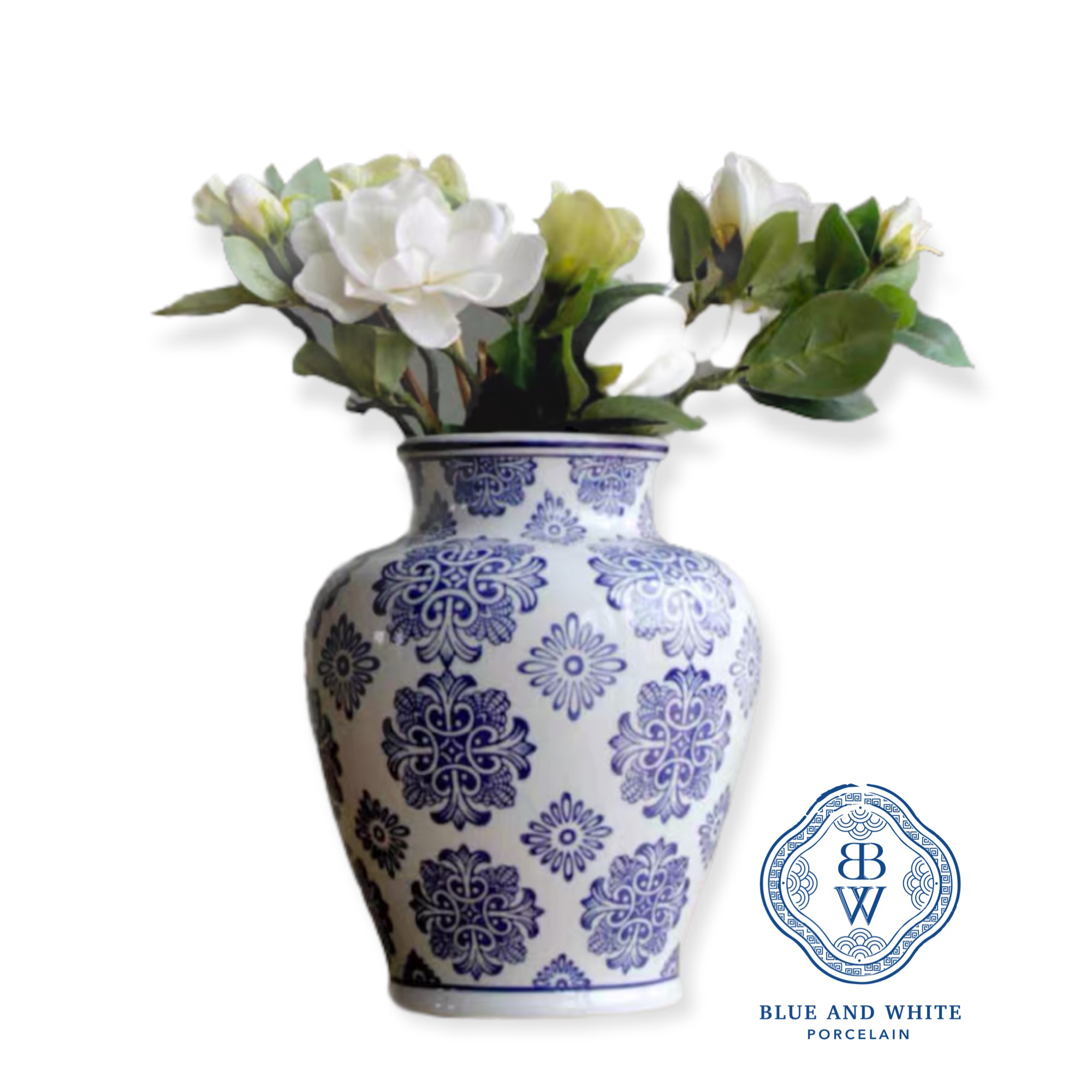 Traditional Floral Vase 