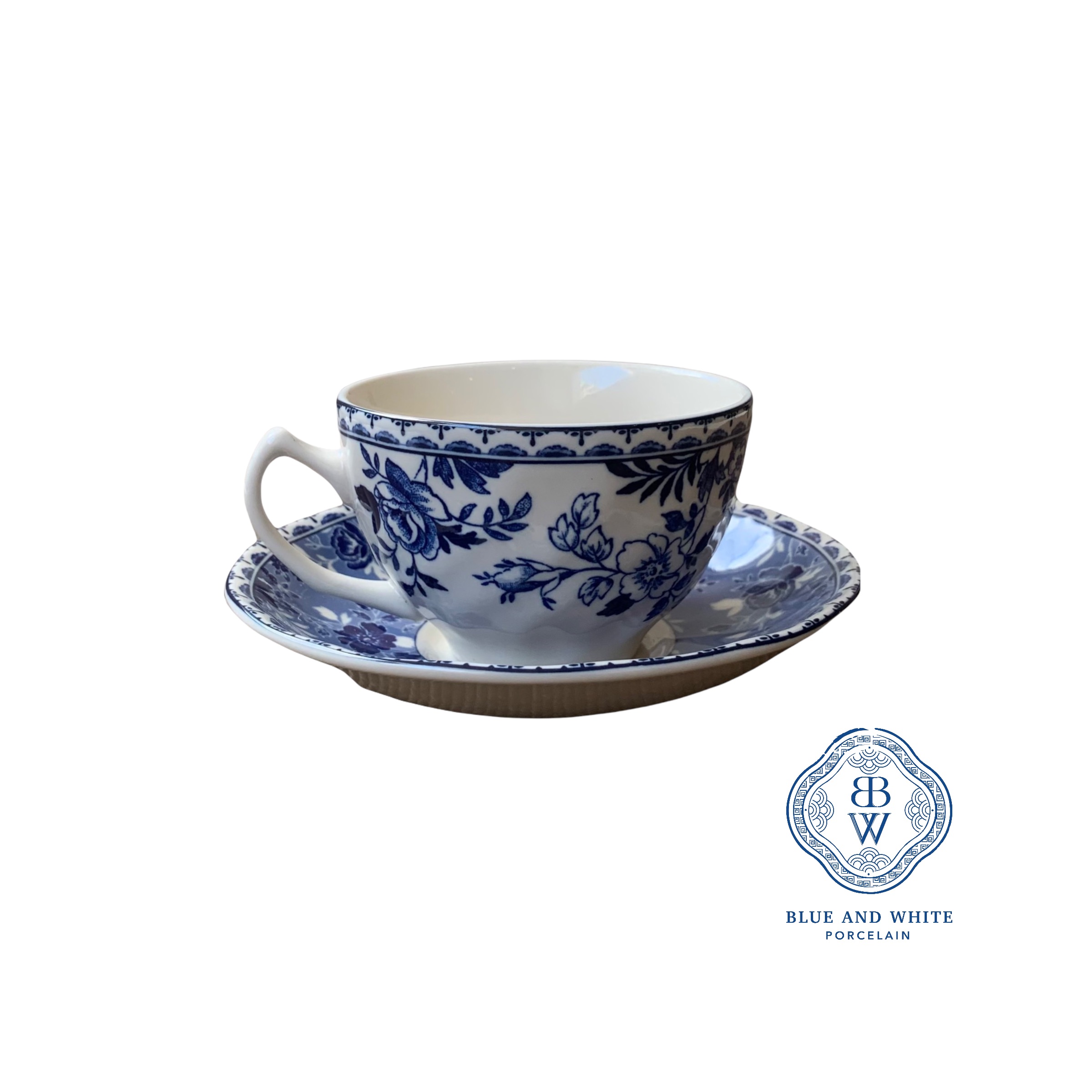 Devon Cottage Cup and Plate Set 