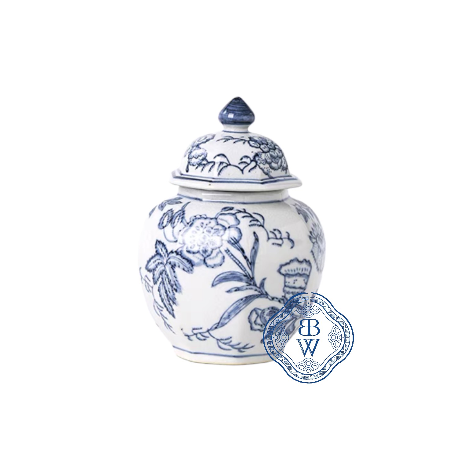 Chinoiserie Temple Jar - S Size 