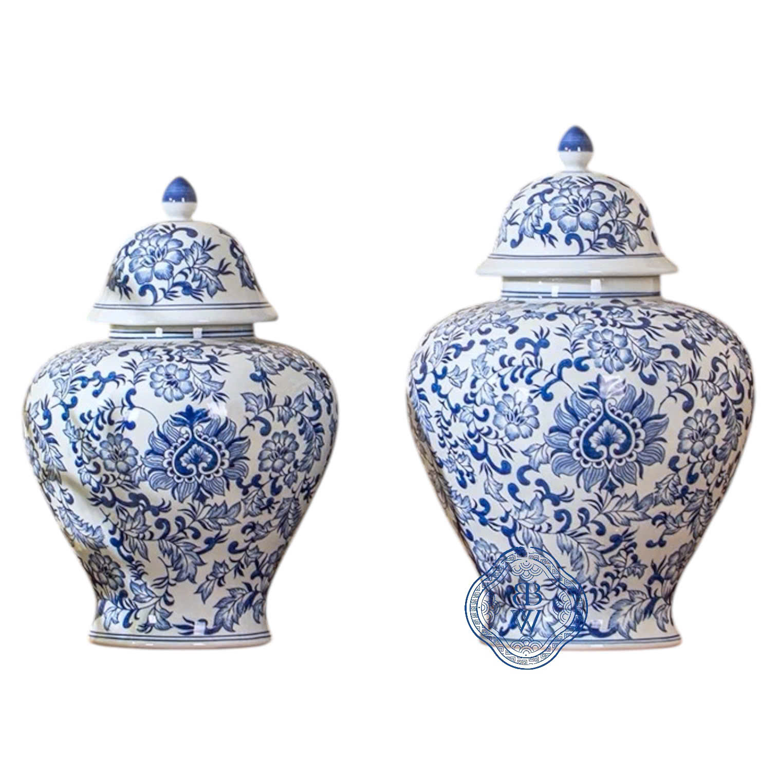 Temple Jar Chinoiserie - L Size